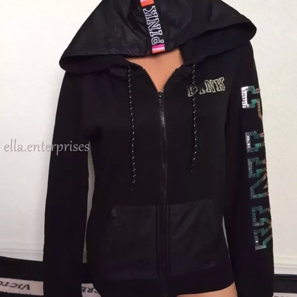 VICTORIA’S SECRET PINK ZIP JACKET ( SOLD!🎅🏻) - Picture 4 of 8